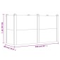 vidaXL Ζαρντινιέρα Υπερυψωμένη 160 x 60 x 84 εκ. Μασίφ Ξύλο Ακακίας