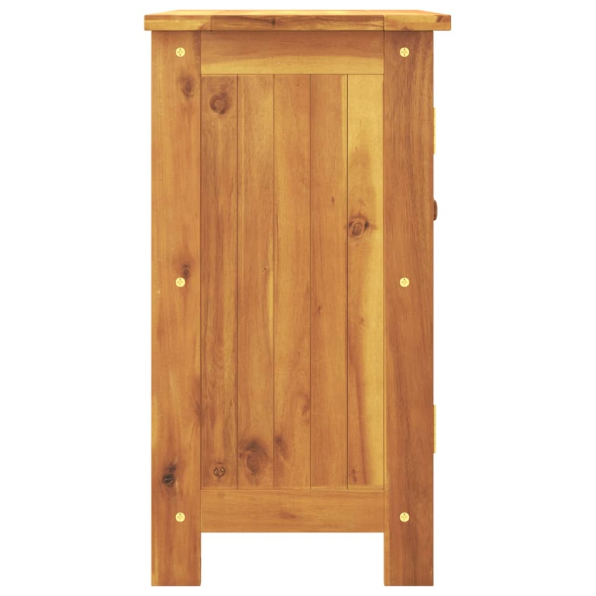 vidaXL Ντουλάπι Κήπου 75 x 35 x 70 εκ. από Μασίφ Ξύλο Ακακίας