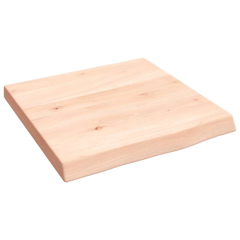 vidaXL Ράφι Τοίχου 40x40x(2-4) εκ. από Ακατέργαστο Μασίφ Ξύλο Δρυός
