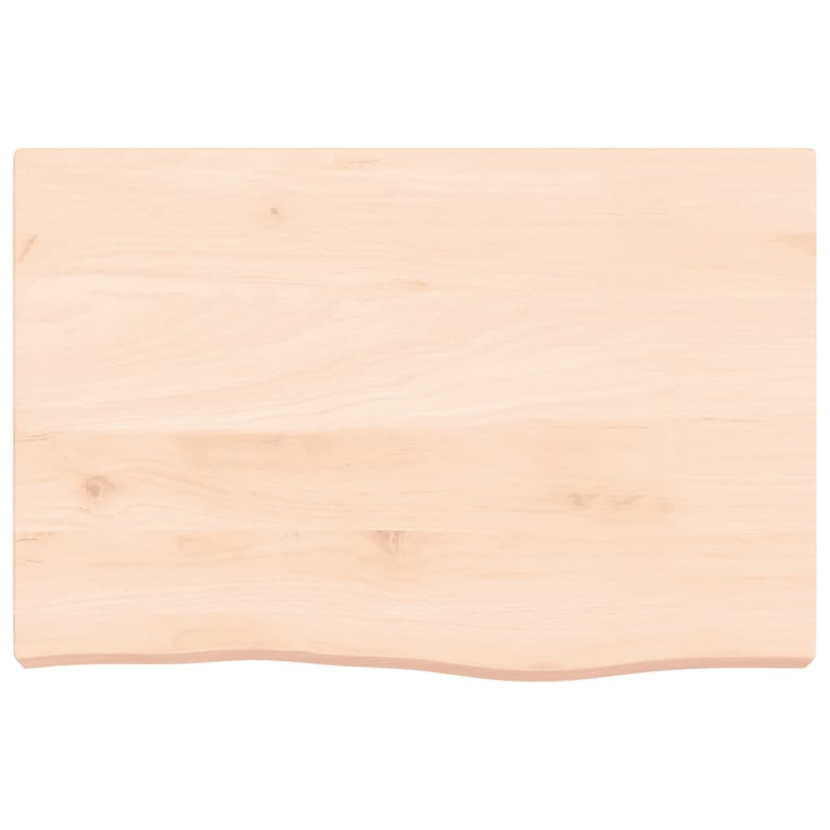 vidaXL Ράφι Τοίχου 60x40x(2-6) εκ. από Ακατέργαστο Μασίφ Ξύλο Δρυός
