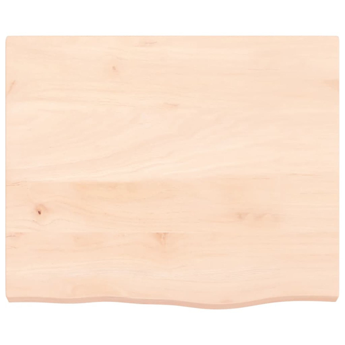 vidaXL Ράφι Τοίχου 60x50x(2-4) εκ. από Ακατέργαστο Μασίφ Ξύλο Δρυός