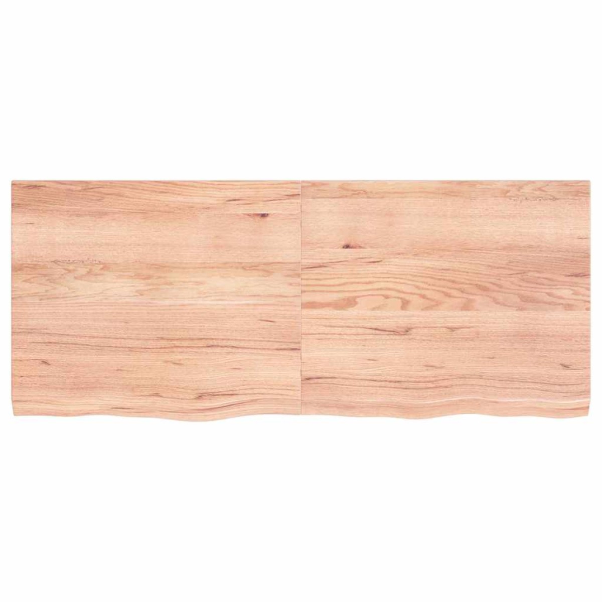 vidaXL Ράφι Τοίχου Ανοιχτό Καφέ 120x50x4 εκ. Επεξεργ. Μασίφ Ξύλο Δρυός