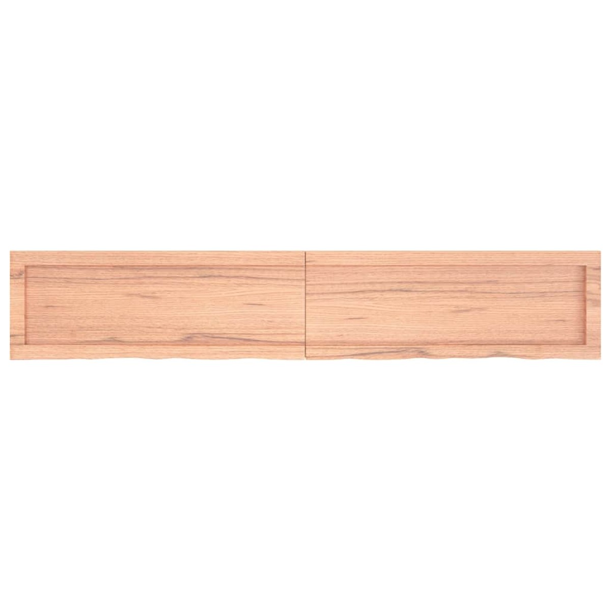 vidaXL Ράφι Τοίχου Ανοιχτό Καφέ 160x30x4 εκ. Επεξεργ. Μασίφ Ξύλο Δρυός
