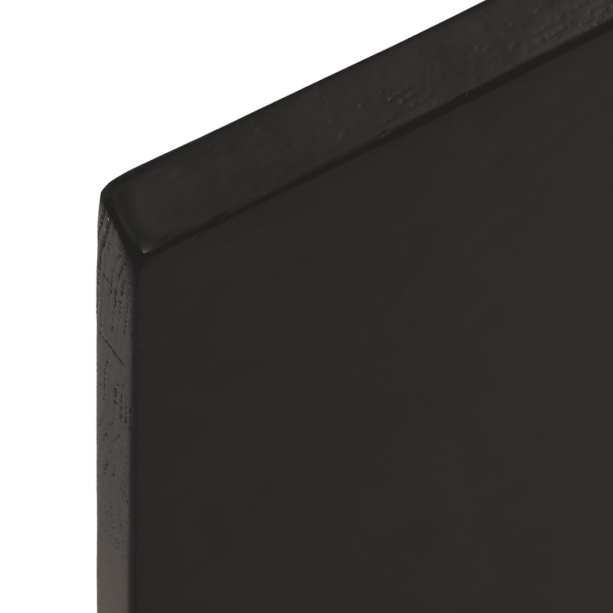 vidaXL Ράφι Τοίχου Σκούρο Γκρι 40x40x2 εκ. Επεξεργ. Μασίφ Ξύλο Δρυός