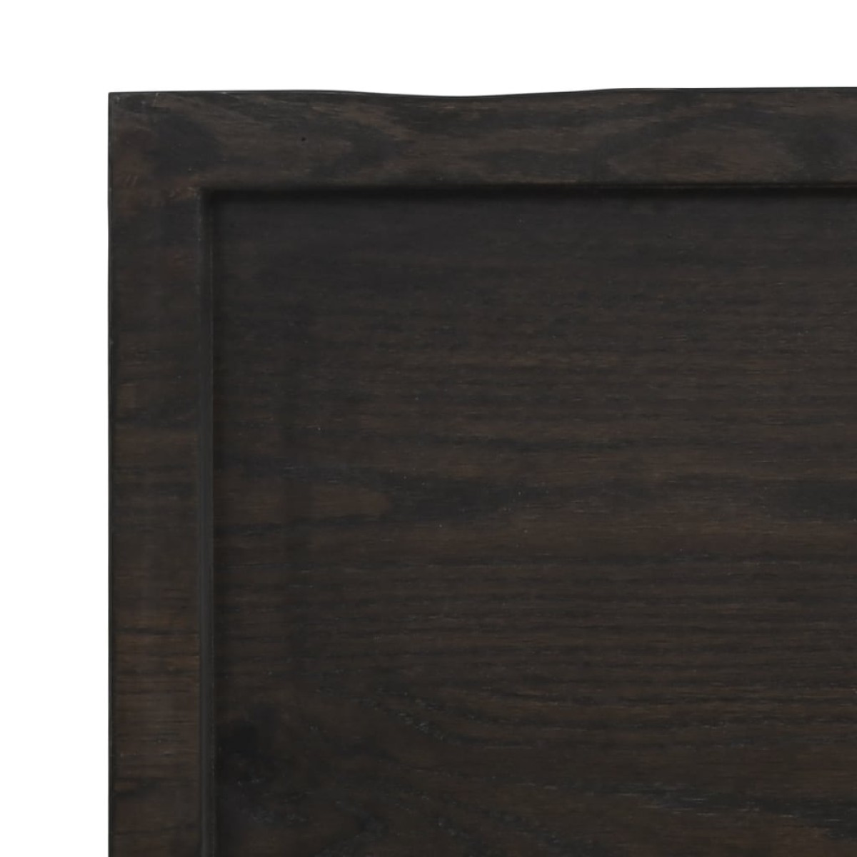 vidaXL Ράφι Τοίχου Σκούρο Γκρι 40x60x4 εκ. Επεξεργ. Μασίφ Ξύλο Δρυός