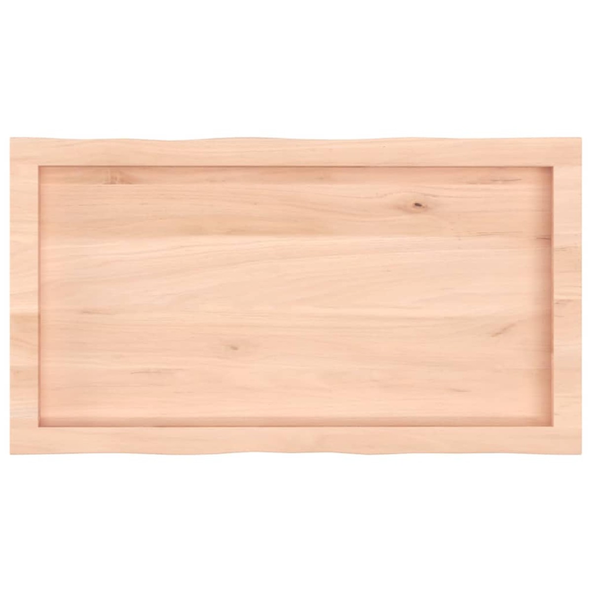 vidaXL Επιφάνεια Τραπεζιού 80x40x4εκ. Ακατ. Μασίφ Ξύλο Δρυός Live Edge