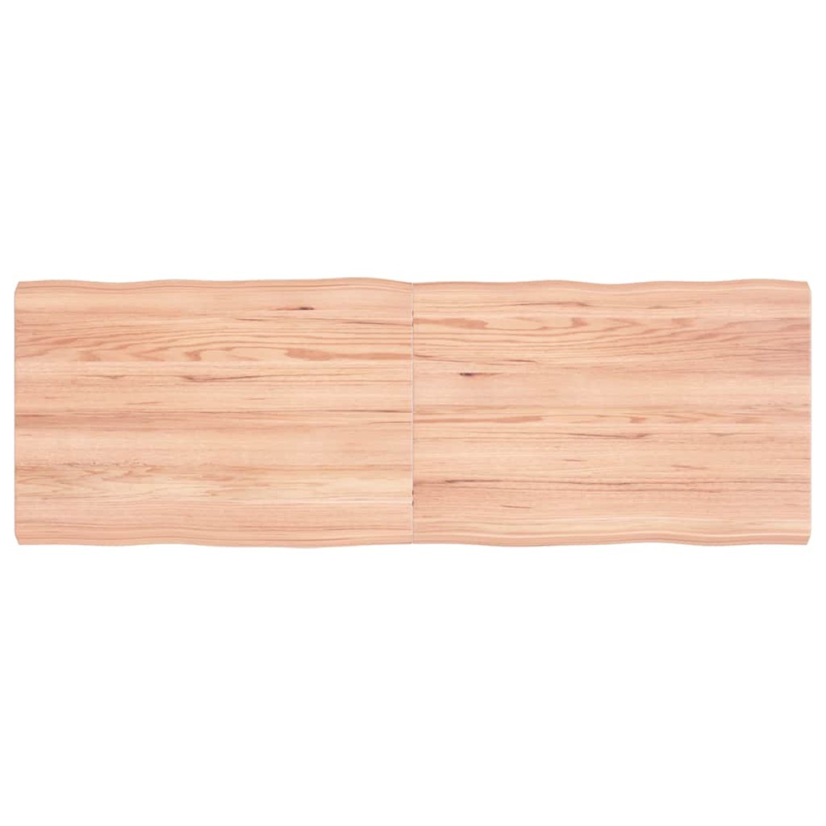 vidaXL Επιφάνεια Τραπεζιού Αν. Καφέ 120x40x4 εκ Επεξ. Μασίφ Ξύλο Δρυός