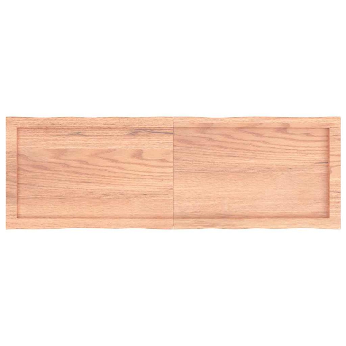 vidaXL Επιφάνεια Τραπεζιού Αν. Καφέ 120x40x4 εκ Επεξ. Μασίφ Ξύλο Δρυός