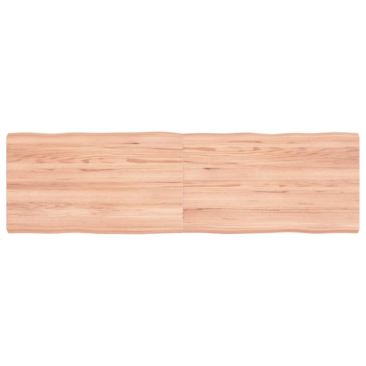 vidaXL Επιφ Τραπεζιού Αν Καφέ 140x40x4εκ Επ Μασίφ Ξύλο Δρυός Live Edge