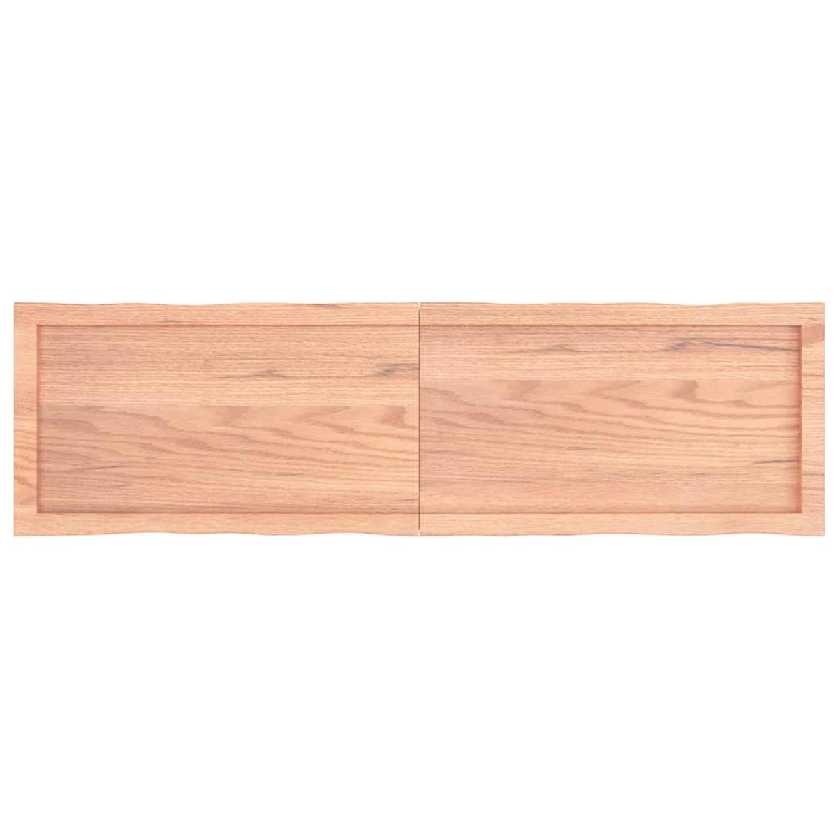 vidaXL Επιφ Τραπεζιού Αν Καφέ 140x40x4εκ Επ Μασίφ Ξύλο Δρυός Live Edge