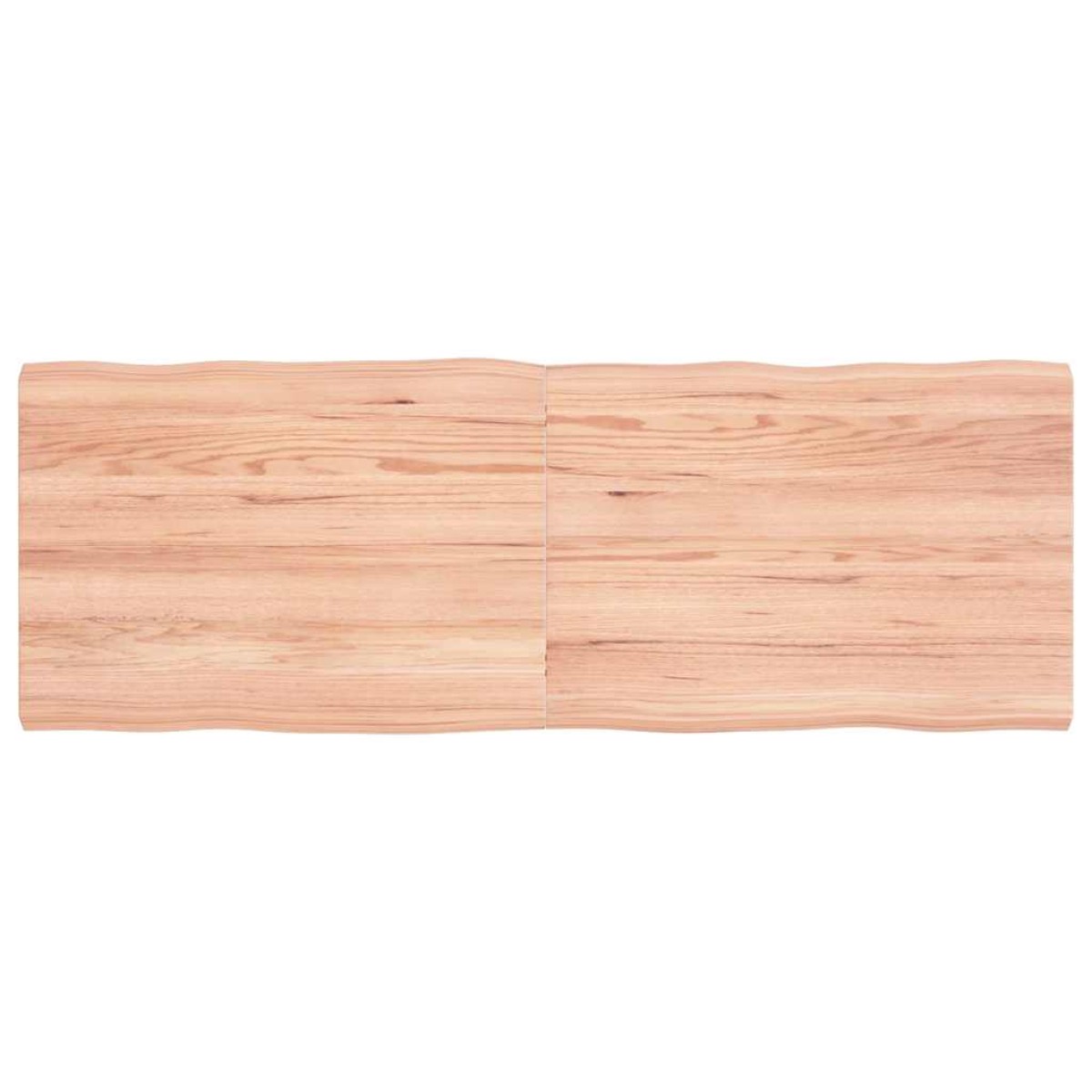 vidaXL Επιφ Τραπεζιού Αν Καφέ 140x50x4εκ Επ Μασίφ Ξύλο Δρυός Live Edge
