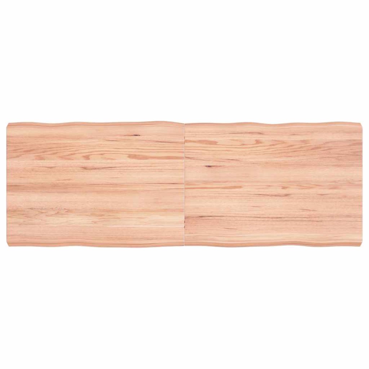 vidaXL Επιφ Τραπεζιού Αν Καφέ140x50x6εκ. Επ Μασίφ Ξύλο Δρυός Live Edge