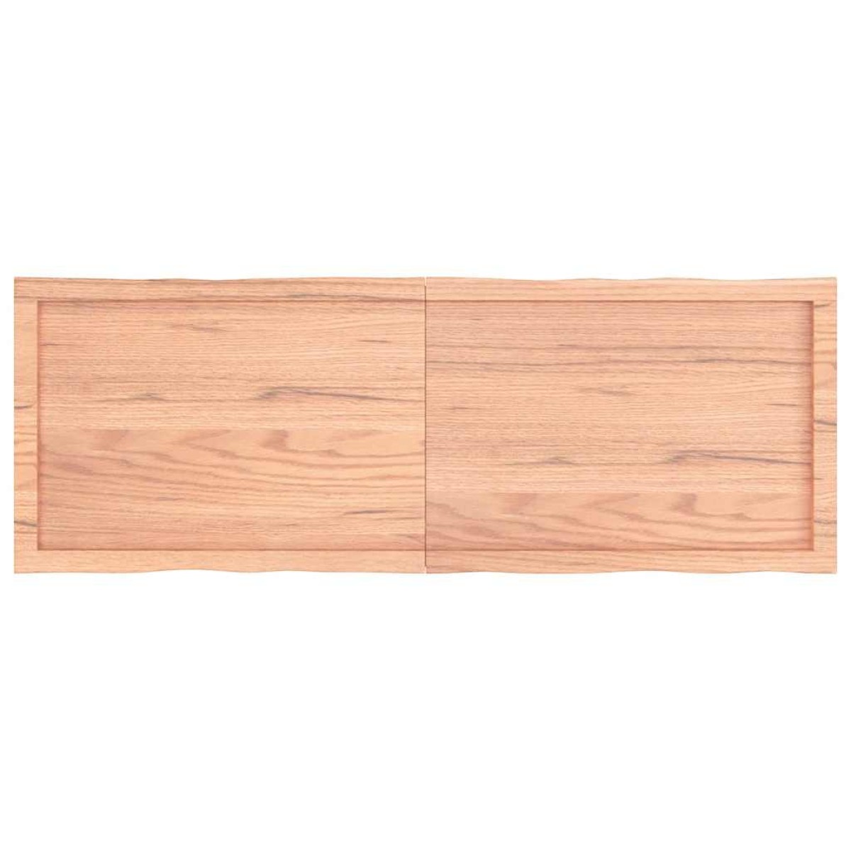 vidaXL Επιφ Τραπεζιού Αν Καφέ140x50x6εκ. Επ Μασίφ Ξύλο Δρυός Live Edge