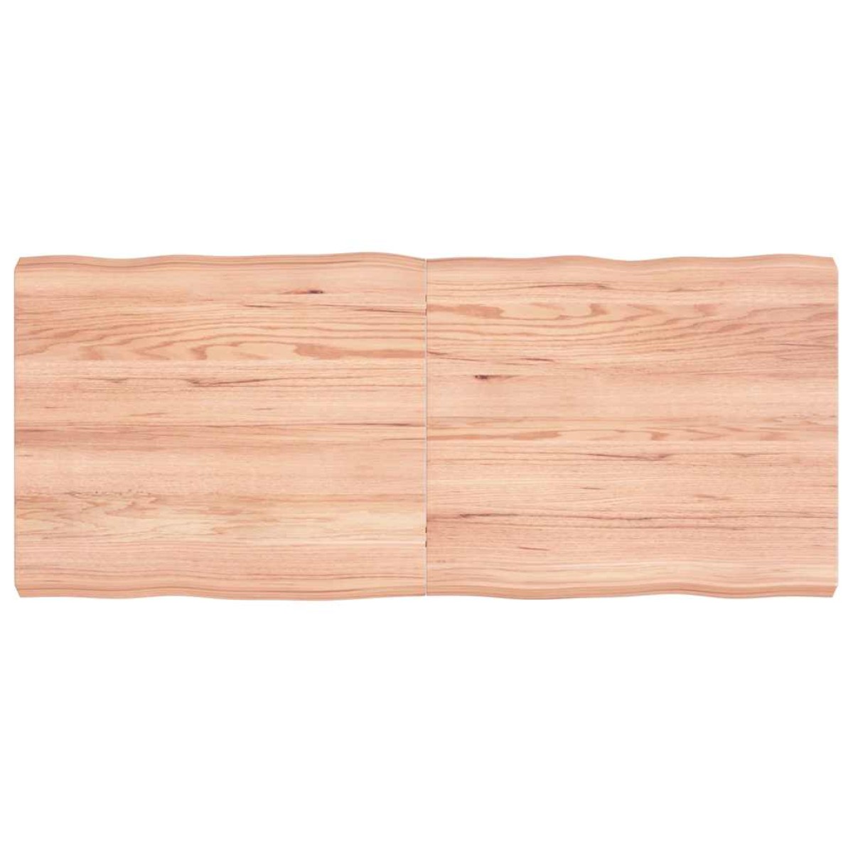vidaXL Επιφάνεια Τραπεζιού Αν. Καφέ 140x60x6 εκ Επεξ. Μασίφ Ξύλο Δρυός