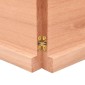 vidaXL Επιφάνεια Τραπεζιού Αν. Καφέ 160x50x4 εκ Επεξ. Μασίφ Ξύλο Δρυός