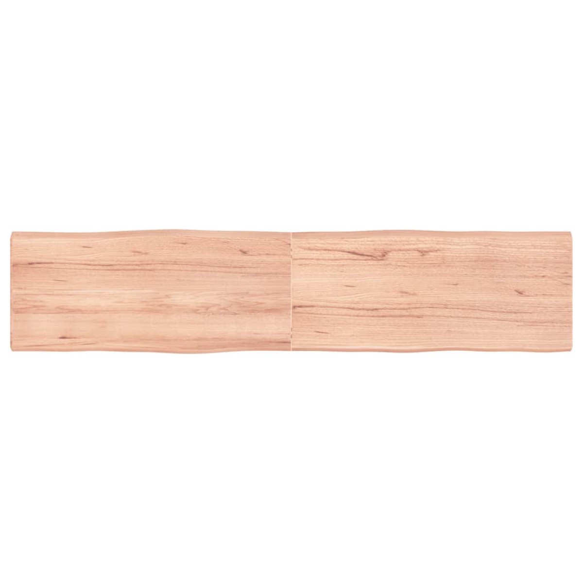 vidaXL Επιφάνεια Τραπεζιού Αν. Καφέ 180x40x4 εκ Επεξ. Μασίφ Ξύλο Δρυός