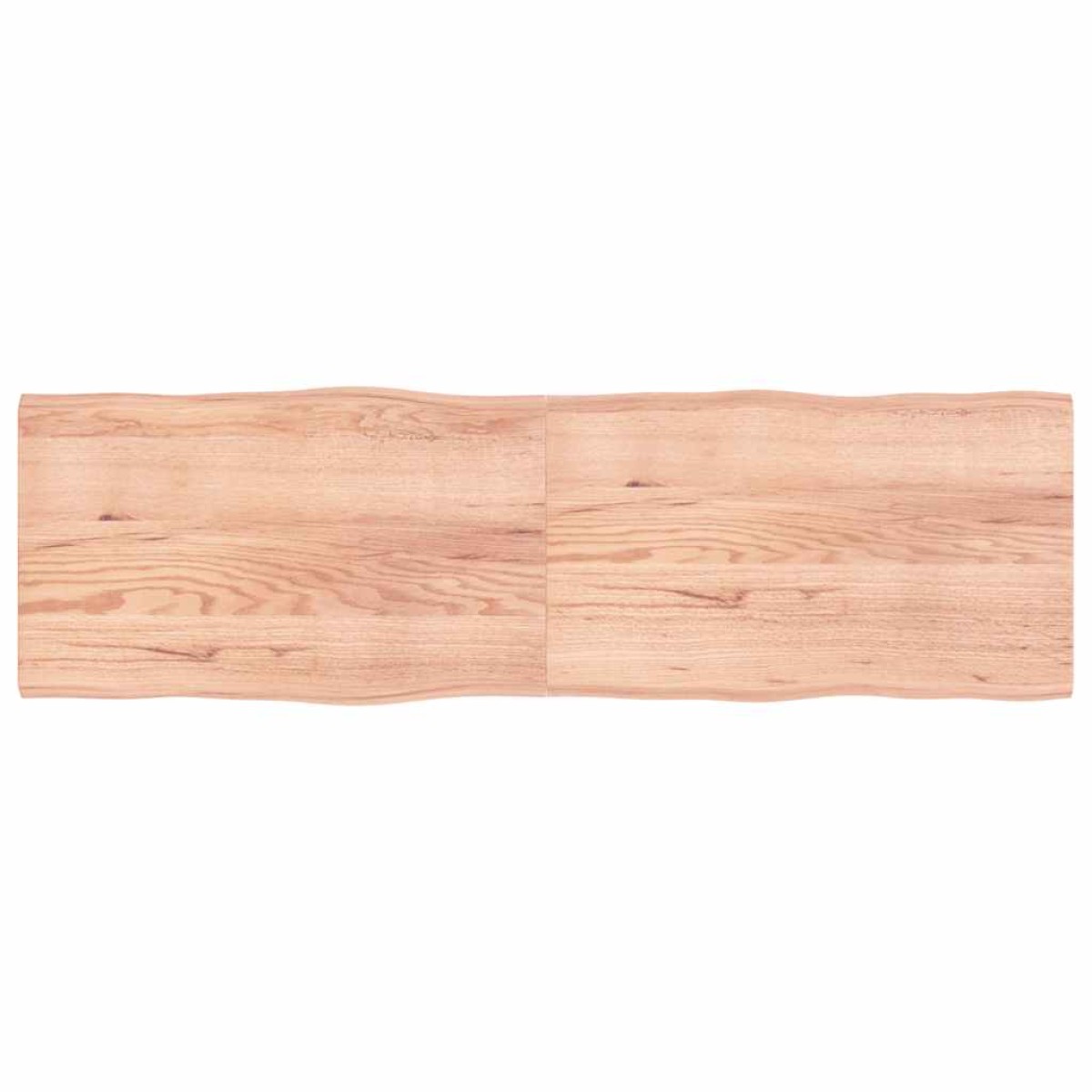 vidaXL Επιφάνεια Τραπεζιού Αν Καφέ 200x60x4εκ Επ. Ξύλο Δρυός Live Edge