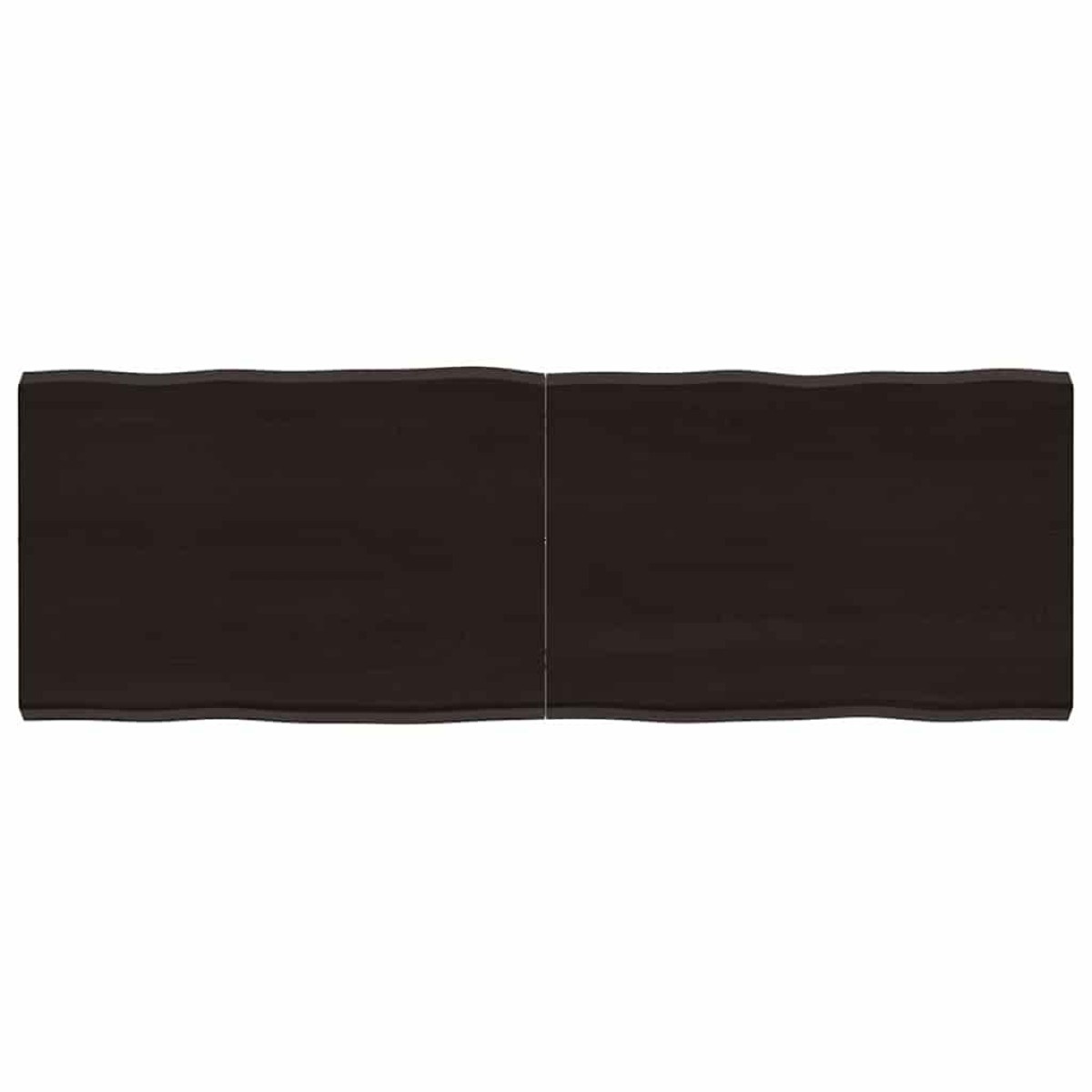 vidaXL Επιφάνεια Τραπεζιού Σκ Γκρι 120x40x4εκ Επ. Ξύλο Δρυός Live Edge