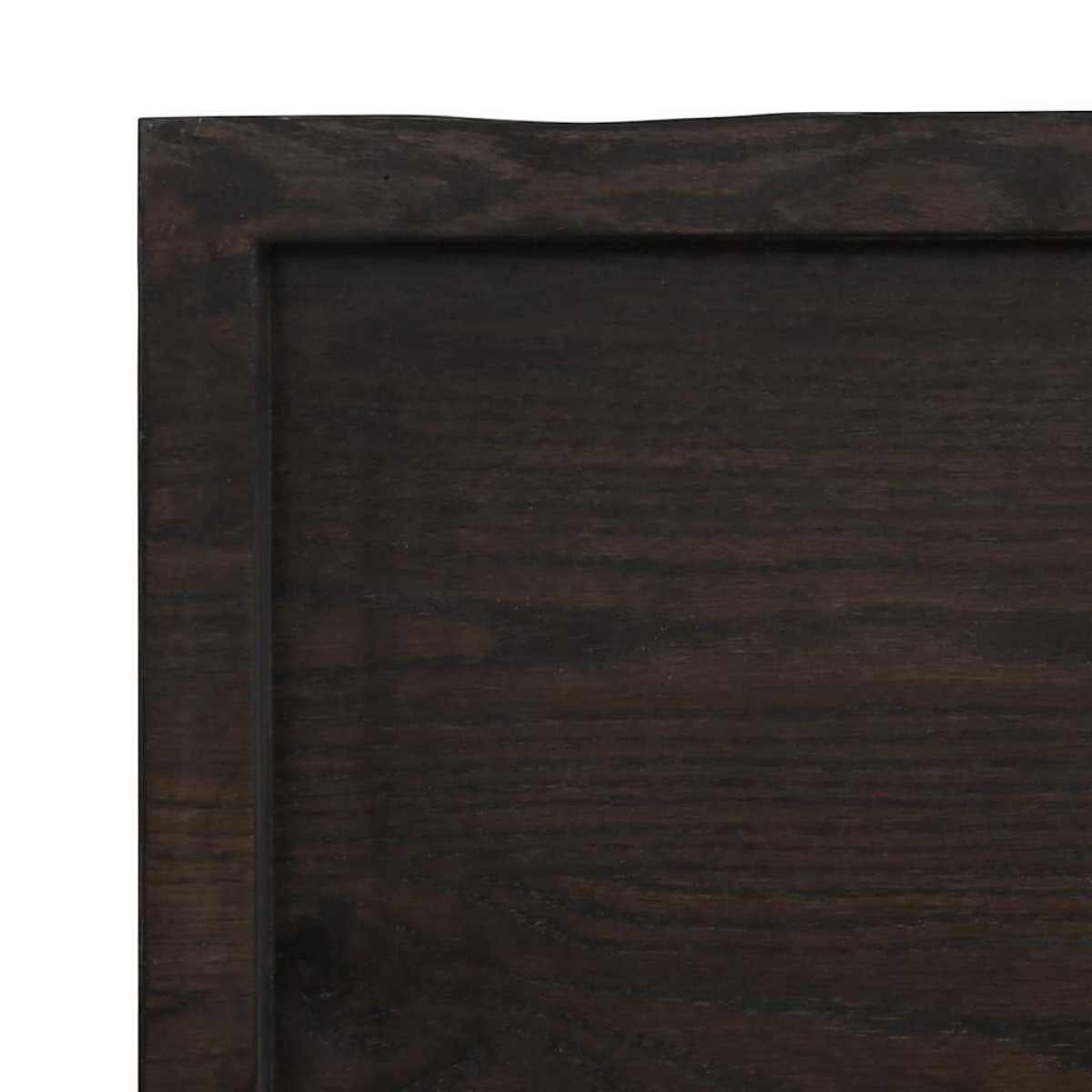 vidaXL Επιφάνεια Τραπεζιού Σκ Γκρι 120x40x4εκ Επ. Ξύλο Δρυός Live Edge