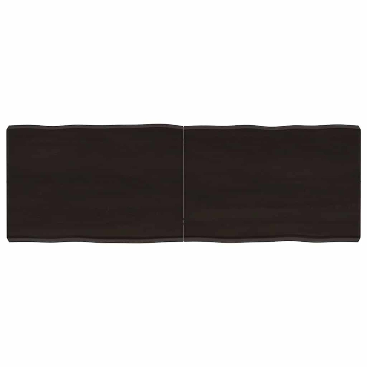 vidaXL Επιφάνεια Τραπεζιού Σκ Γκρι 120x40x6εκ Επ. Ξύλο Δρυός Live Edge