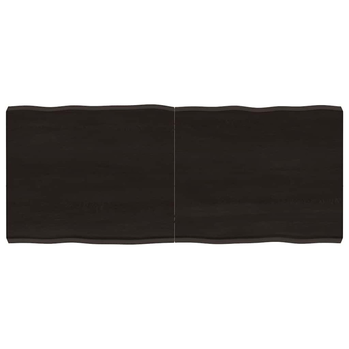 vidaXL Επιφάνεια Τραπεζιού Σκ Γκρι 120x50x6εκ Επ. Ξύλο Δρυός Live Edge