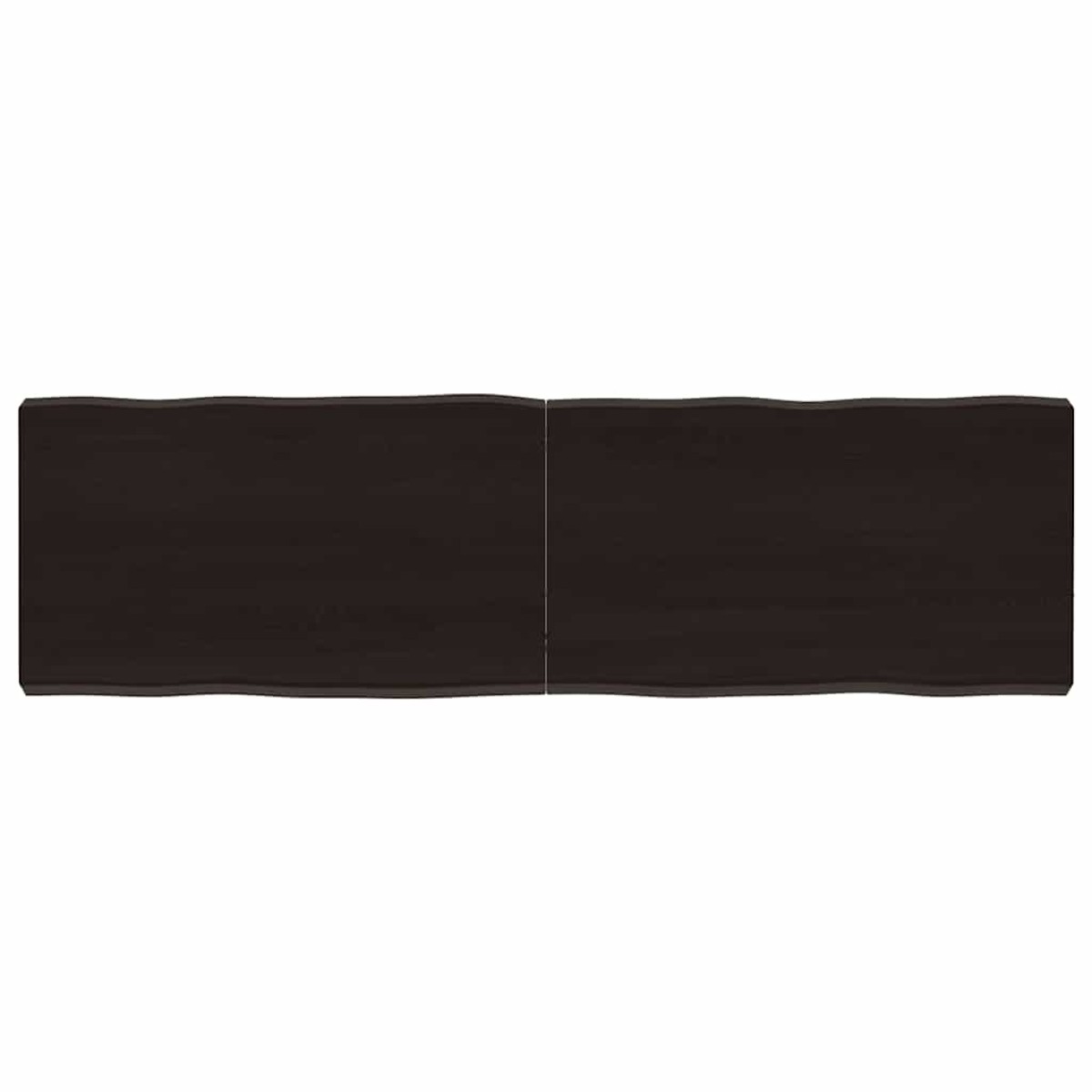 vidaXL Επιφάνεια Τραπεζιού Σκ Γκρι 140x40x6εκ Επ. Ξύλο Δρυός Live Edge