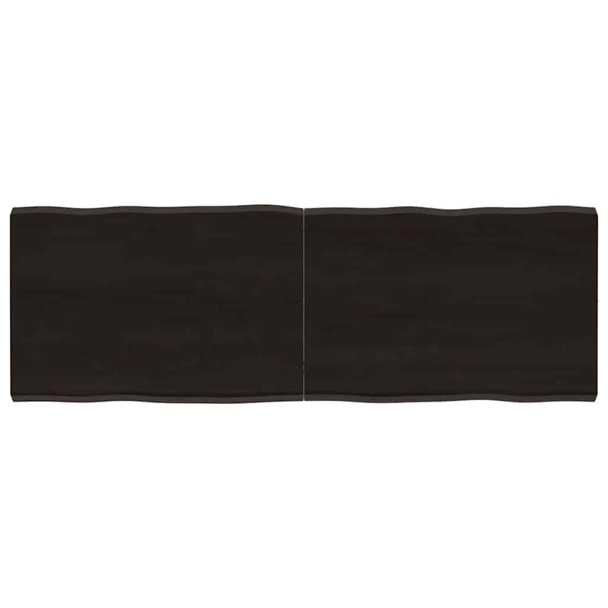 vidaXL Επιφάνεια Τραπεζιού Σκ Γκρι 140x50x4εκ Επ. Ξύλο Δρυός Live Edge