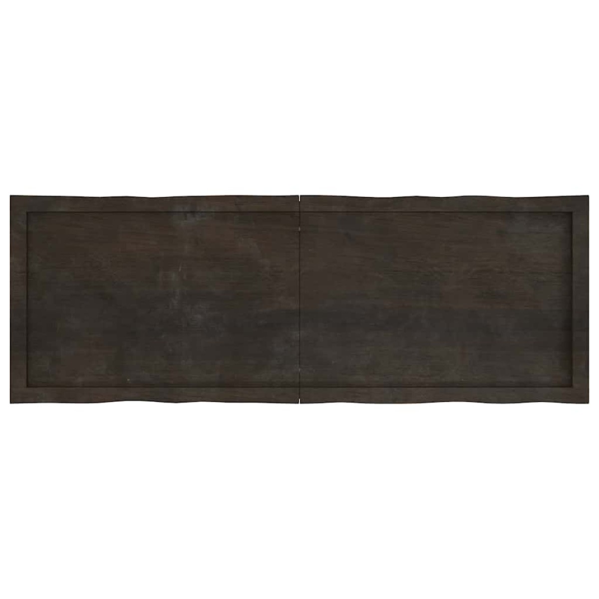 vidaXL Επιφάνεια Τραπεζιού Σκ Γκρι 140x50x4εκ Επ. Ξύλο Δρυός Live Edge