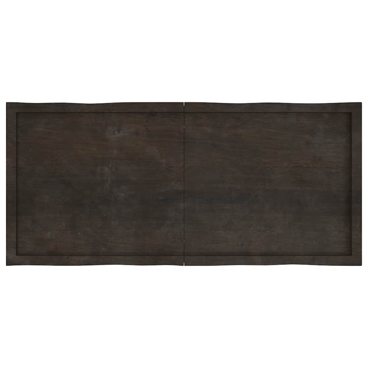 vidaXL Επιφάνεια Τραπεζιού Σκ Γκρι 140x60x4εκ Επ. Ξύλο Δρυός Live Edge