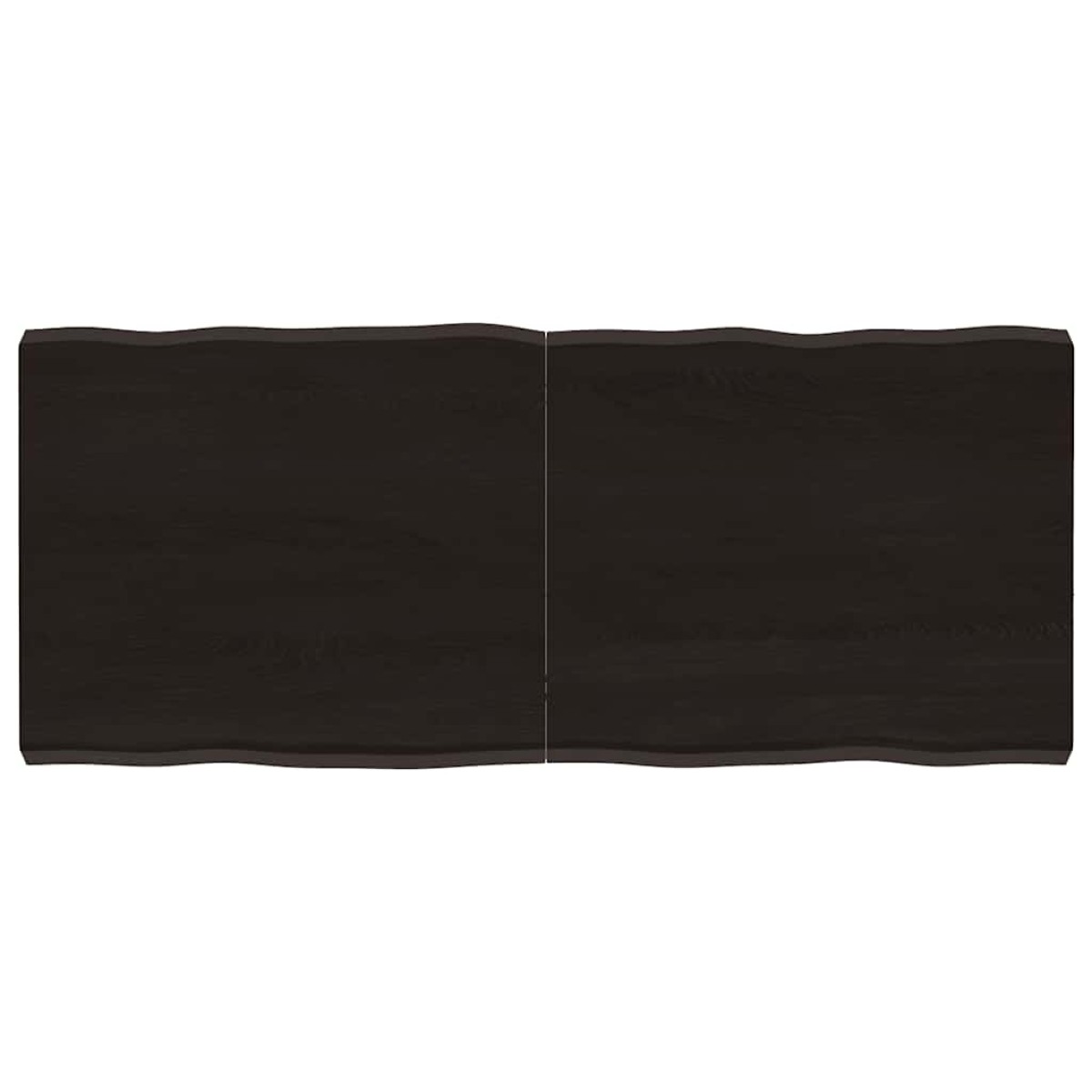 vidaXL Επιφάνεια Τραπεζιού Σκ Γκρι 140x60x6εκ Επ. Ξύλο Δρυός Live Edge