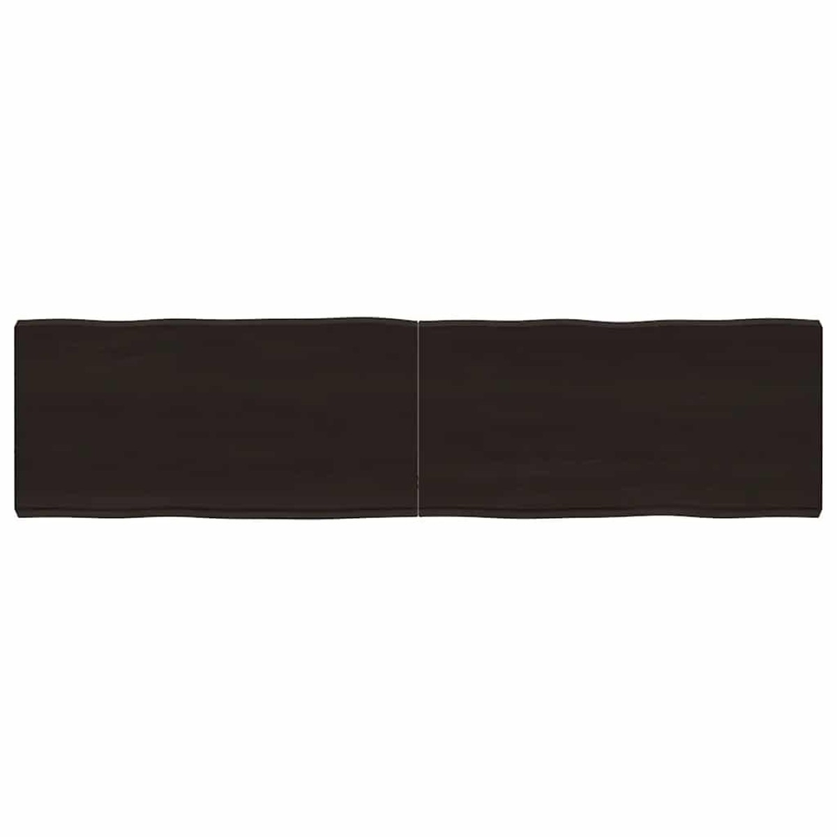 vidaXL Επιφάνεια Τραπεζιού Σκ Γκρι 160x40x6εκ Επ. Ξύλο Δρυός Live Edge