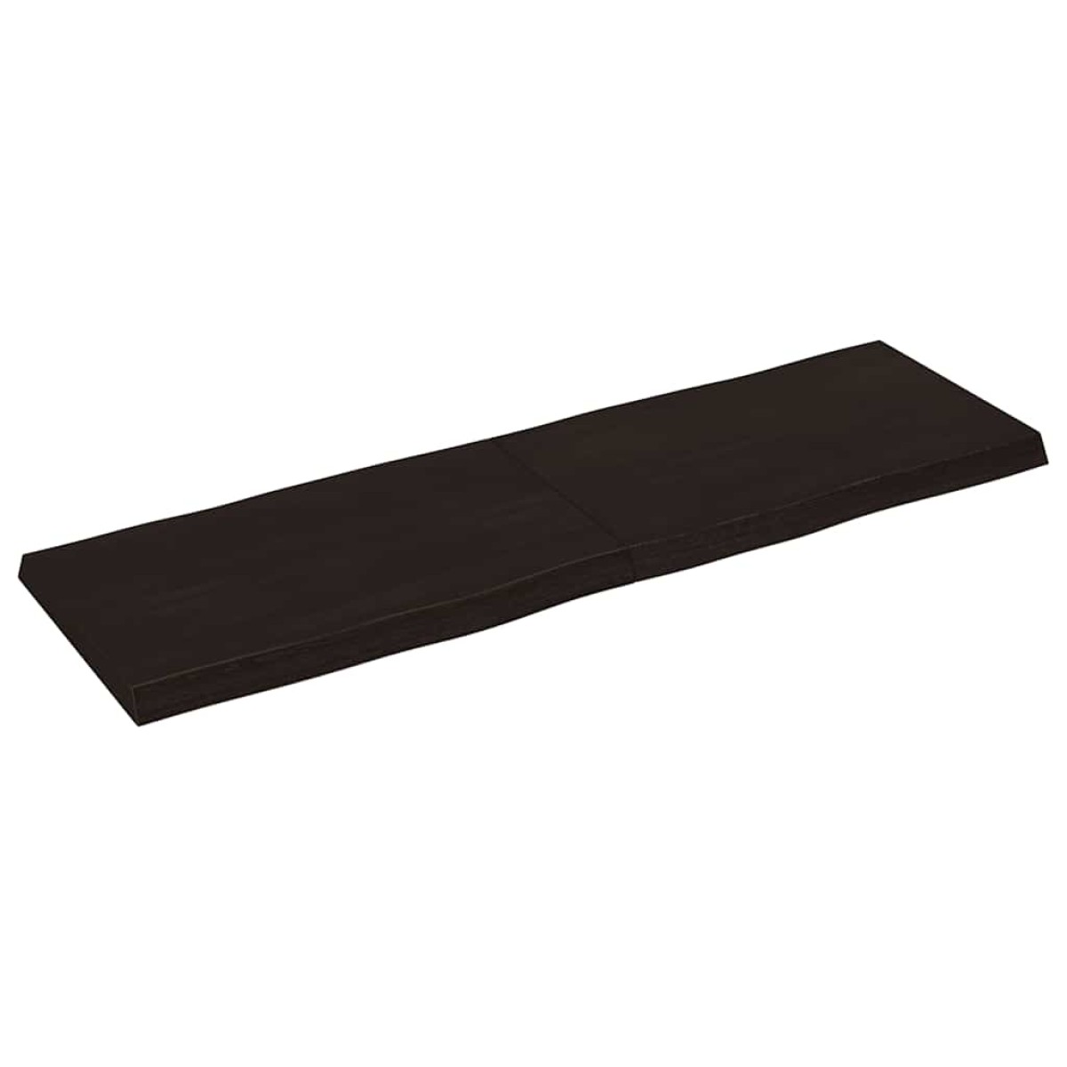 vidaXL Επιφάνεια Τραπεζιού Σκ Γκρι 160x50x6εκ Επ. Ξύλο Δρυός Live Edge