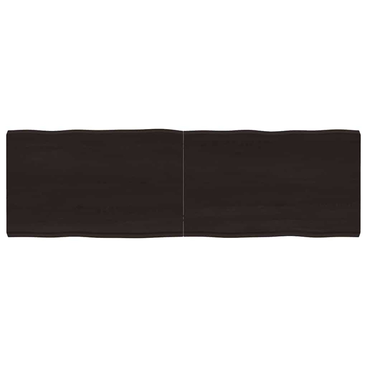 vidaXL Επιφάνεια Τραπεζιού Σκ Γκρι 160x50x6εκ Επ. Ξύλο Δρυός Live Edge