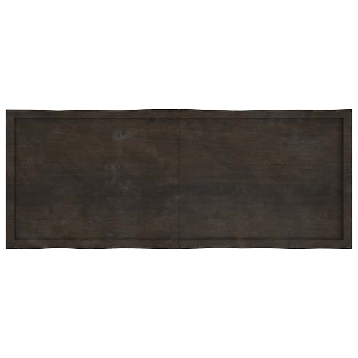 vidaXL Επιφάνεια Τραπεζιού Σκ Γκρι 160x60x4εκ Επ. Ξύλο Δρυός Live Edge