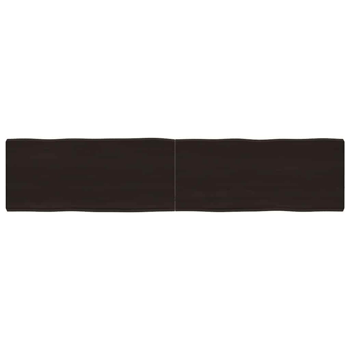 vidaXL Επιφάνεια Τραπεζιού Σκ Γκρι 180x40x6εκ Επ. Ξύλο Δρυός Live Edge