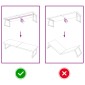 vidaXL Επιφάνεια Τραπεζιού Σκ Γκρι 180x50x4εκ Επ. Ξύλο Δρυός Live Edge