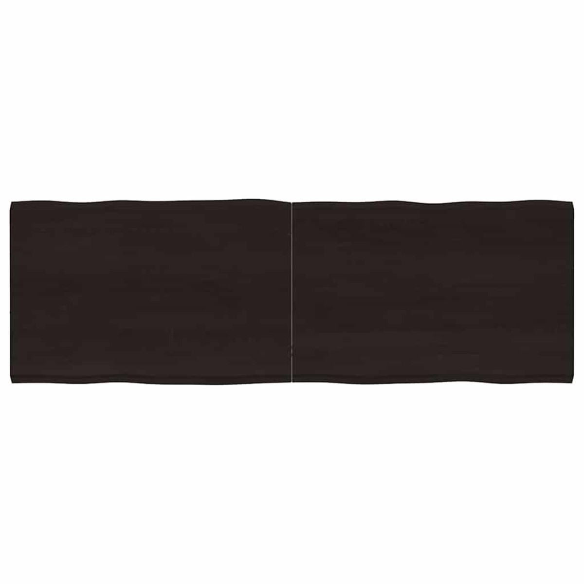 vidaXL Επιφάνεια Τραπεζιού Σκ Γκρι 180x60x4εκ Επ. Ξύλο Δρυός Live Edge