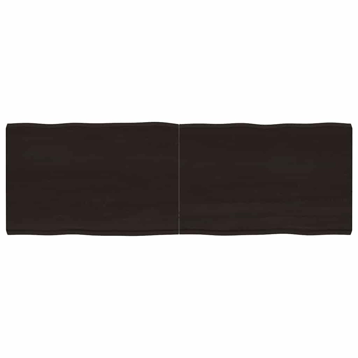 vidaXL Επιφάνεια Τραπεζιού Σκ Γκρι 180x60x6εκ Επ. Ξύλο Δρυός Live Edge