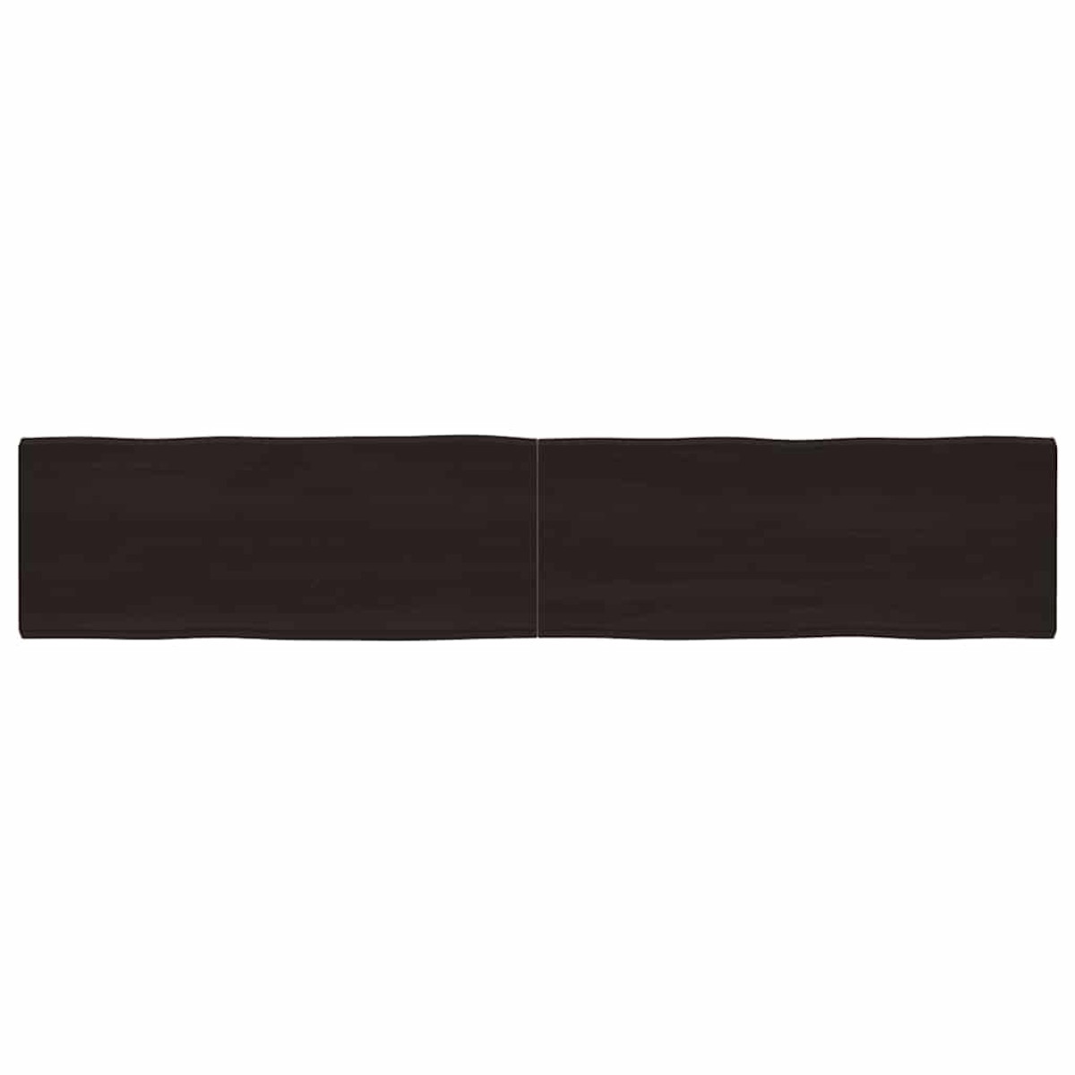 vidaXL Επιφάνεια Τραπεζιού Σκ Γκρι 200x40x4εκ Επ. Ξύλο Δρυός Live Edge