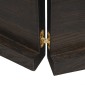 vidaXL Επιφάνεια Τραπεζιού Σκ Γκρι 200x40x4εκ Επ. Ξύλο Δρυός Live Edge