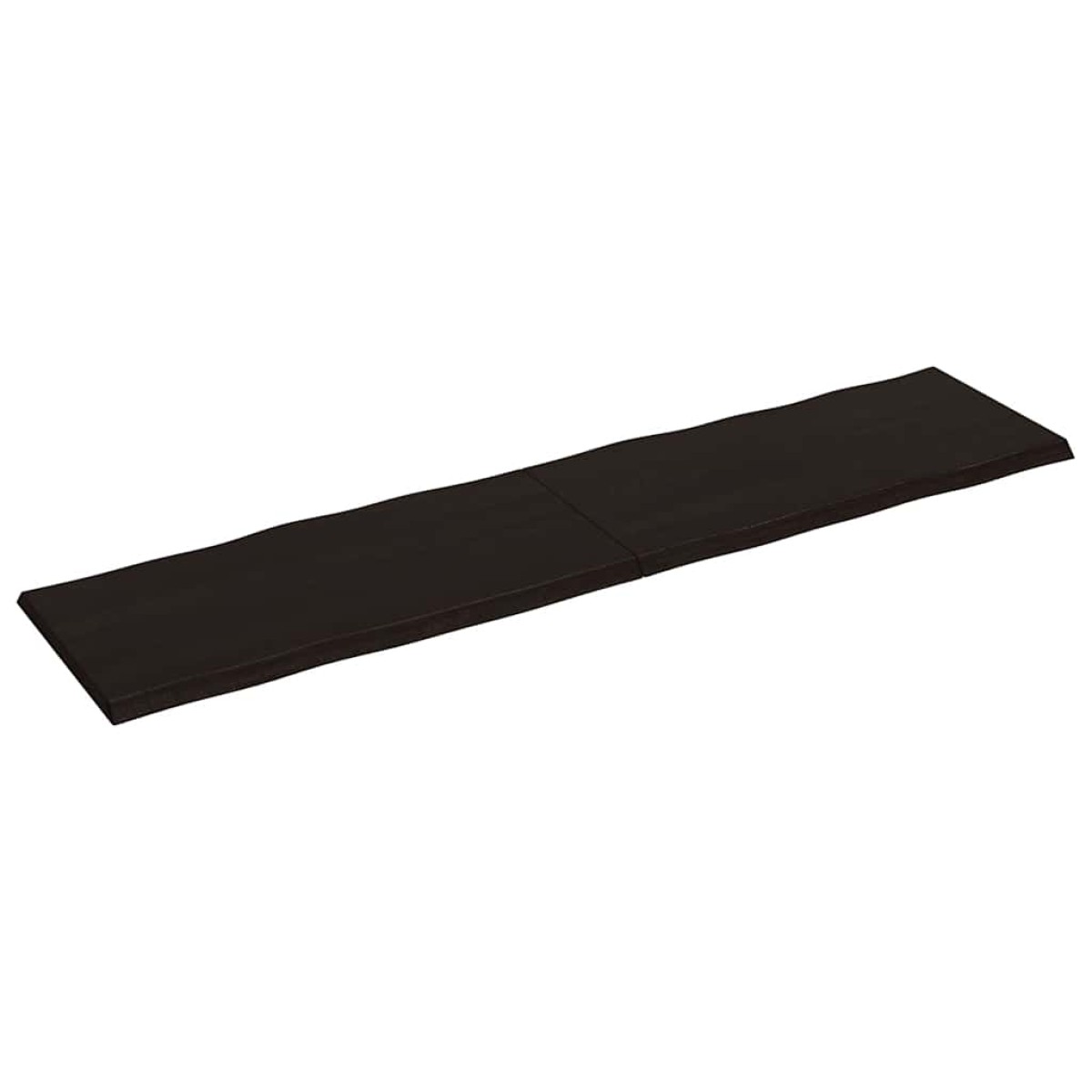 vidaXL Επιφάνεια Τραπεζιού Σκ Γκρι 200x50x4εκ Επ. Ξύλο Δρυός Live Edge