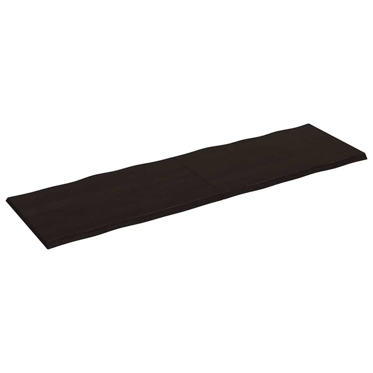 vidaXL Επιφάνεια Τραπεζιού Σκ Γκρι 200x60x4εκ Επ. Ξύλο Δρυός Live Edge