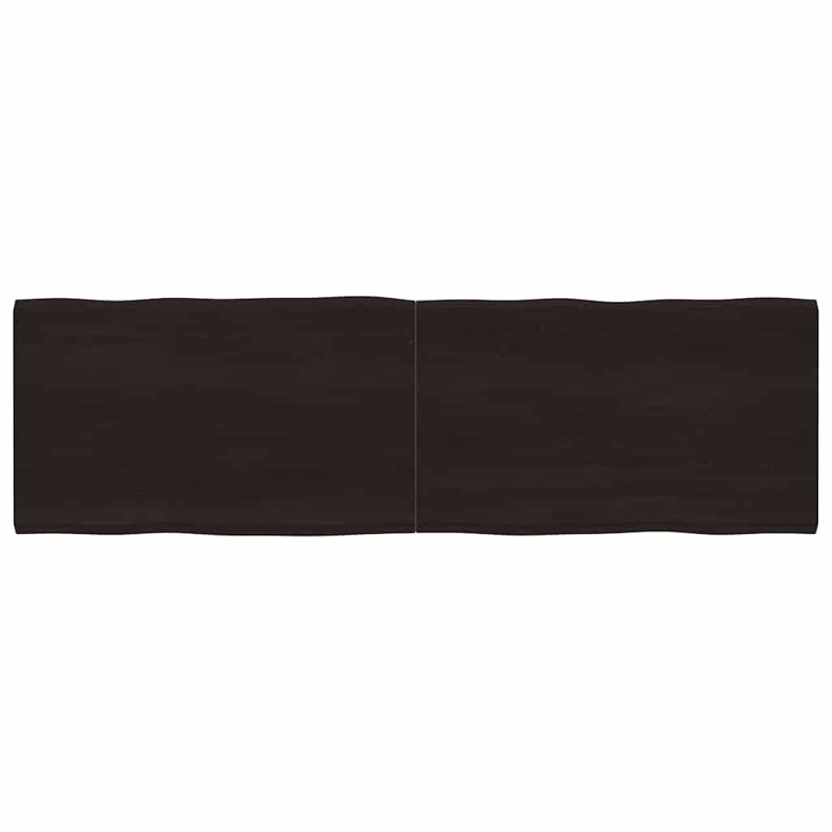 vidaXL Επιφάνεια Τραπεζιού Σκ Γκρι 200x60x4εκ Επ. Ξύλο Δρυός Live Edge
