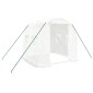 vidaXL Θερμοκήπιο με Ατσάλινο Πλαίσιο Λευκό 4 μ² 2 x 2 x 2 μ.