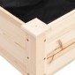 vidaXL Γλάστρα με Επένδυση 161 x 45 x 76 εκ. από Μασίφ Ξύλο Ελάτης