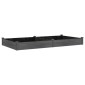 vidaXL Ζαρντινιέρα Υπερυψ. με Επένδυση Γκρι 240x120x25 εκ. Μασίφ Ελάτη