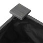 vidaXL Ζαρντινιέρα Υπερυψ. με Επένδυση Γκρι 240x120x25 εκ. Μασίφ Ελάτη