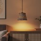 vidaXL Καπέλο Φωτιστικού Οροφής Καφέ Ø15x12 εκ. από Wicker