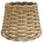 vidaXL Καπέλο Φωτιστικού Οροφής Καφέ Ø20x15 εκ. από Wicker