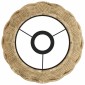vidaXL Καπέλο Φωτιστικού Οροφής Καφέ Ø20x15 εκ. από Wicker